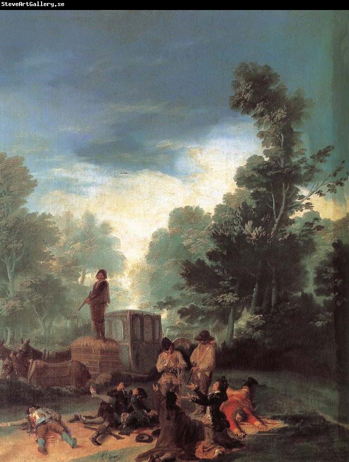 Francisco Goya Highwaymen Attacking a Coach